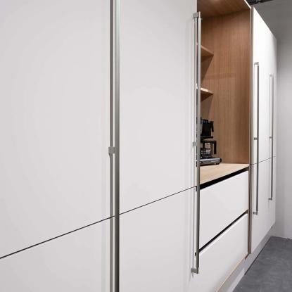 Beslag Design Arpa greb, 1178 mm, rustfrit stål look