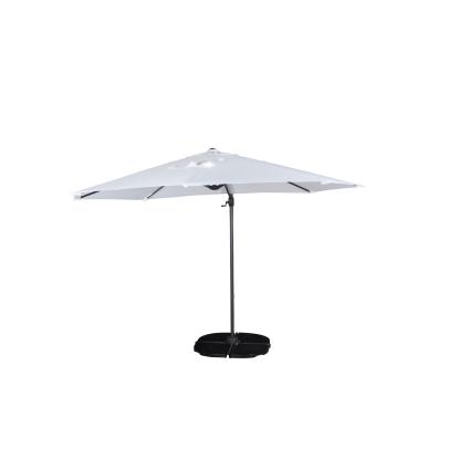 Venture Design Leeds justerbar parasol, sort/hvid, Ø300 cm