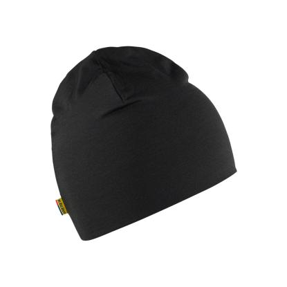 Blåkläder 2022 merino beanie, sort - One size
