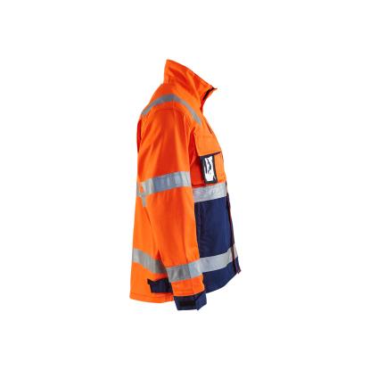 Blåkläder 4064 high vis arbejdsjakke, hi-vis orange/marineblå