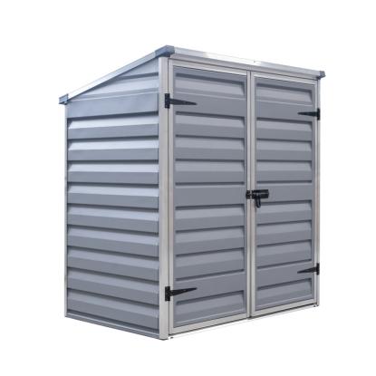 Canopia by Palram Voyager renovationsskjul, polycarbonat/aluminium, mørkegrå, 146,5 x 139 x 90 cm