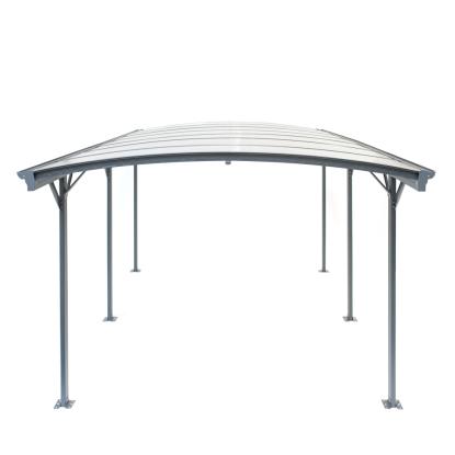 Westmann Bergen carport, buet tag, antracitgrå, 220 x 300 x 505 cm - 15 m²