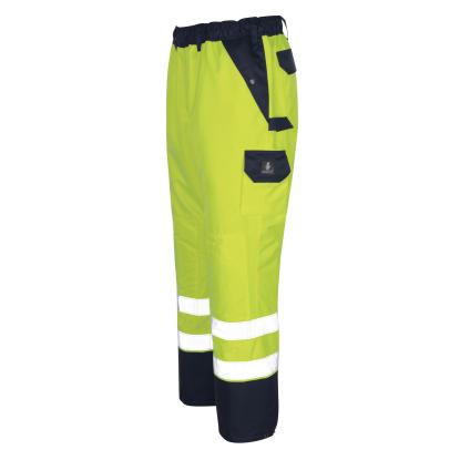 MASCOT SAFE IMAGE Linz overtræksbukser, hi-vis gul/marine