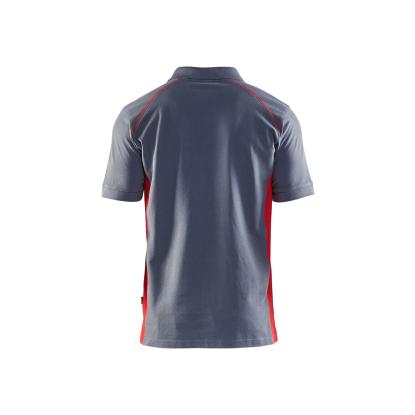 Blåkläder 3324 poloshirt, grå/rød