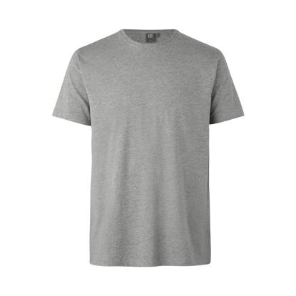 ID 0594 Stretch T-shirt, komfort, grå melange