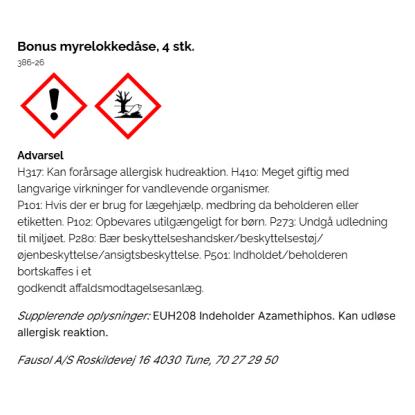 RYOM myrelokkedåse - 4 stk.
