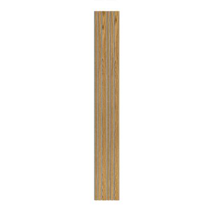 I-Wood Basic Mixed akustikpanel, brun olieret, grå filt og lys kerne, egefiner, 16 x 300 mm 