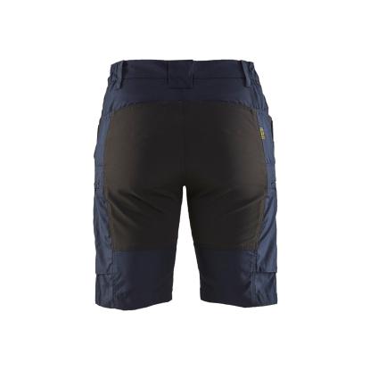 Blåkläder 7149 dame service shorts med stretch, mørk marineblå/sort