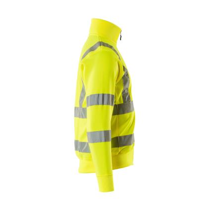 MASCOT SAFE CLASSIC Maringa sweatshirts med lynlås, hi-vis gul