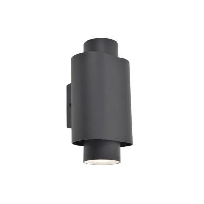 LUTEC CYPRES udendørs væglampe, up/down, H20,2 cm, GU10, IP44, mørk grå