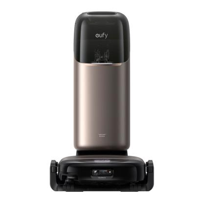 eufy S2 Omni robotstøvsuger og gulvvasker med alt-i-en dockingstation, sort