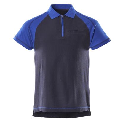 MASCOT IMAGE Bianco poloshirt med brystlomme, marine/kobolt