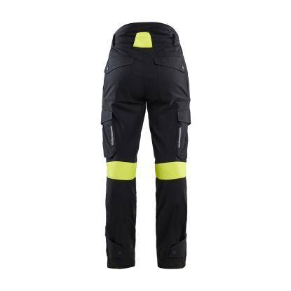 Blåkläder 7107 dame buks inherent, sort/hi-vis gul