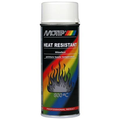 Motip varmefast spray, 800°, 400 ml - hvid