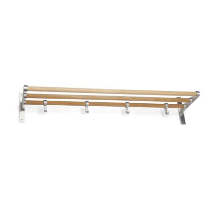 Habo Elegant hattehylde, alu/eg, 1000 mm
