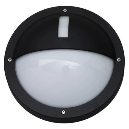 SG Armaturen Uno 1100 LED væglampe med sensor, Ø27 cm, IP65, sort