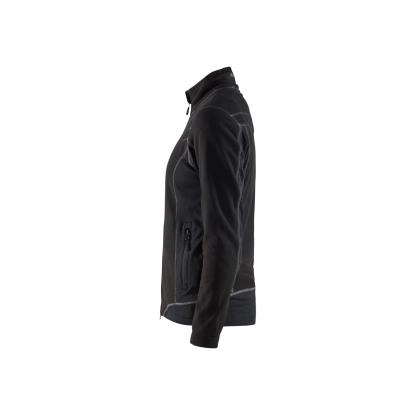 Blåkläder 4924 dame microfleece jakke, sort