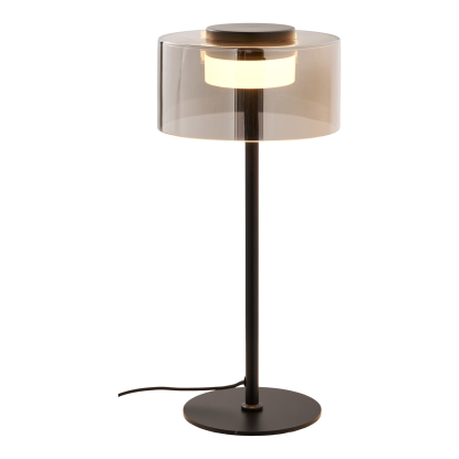 Cholet LED bordlampe, H45 cm, sort/klar