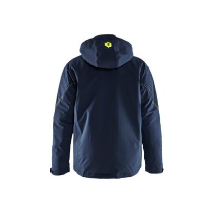 Blåkläder 4484 letforet vinterjakke 4-vejs stretch, mørk marineblå/hi-vis gul