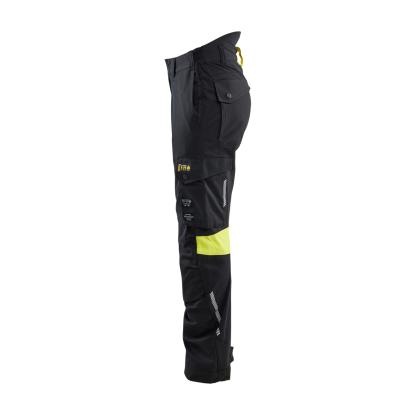 Blåkläder 7107 dame buks inherent, sort/hi-vis gul