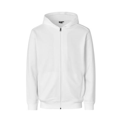ID PRO Wear CARE 0388 hættetrøje med lynlås, hvid
