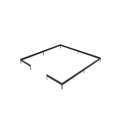 Juliana Oase fundament i sort til 13,5 m² drivhus
