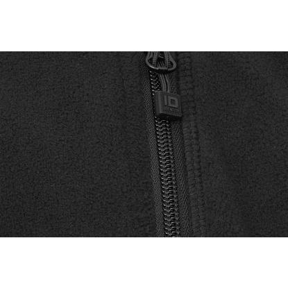 ID 0805 cardigan, mikrofleece, dame, sort