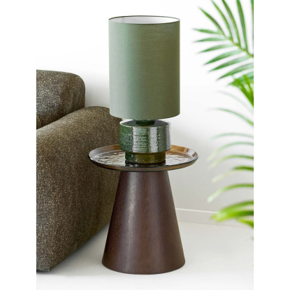 Sibsey bordlampe, H60 cm, E27, grøn
