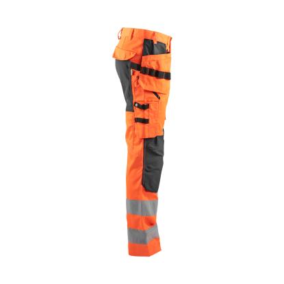 Blåkläder 1552 high vis buks med stretch, hi-vis orange/mellemgrå