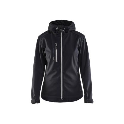 Blåkläder 4919 dame softshell jakke, sort/sølv