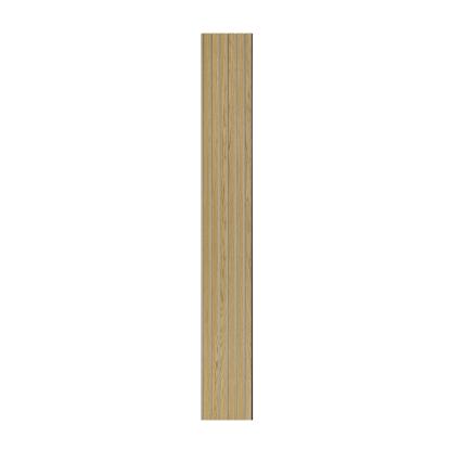 I-Wood Basic Original akustikpanel, klar olieret, beige filt og sort kerne, egefiner, 17 x 300 mm 