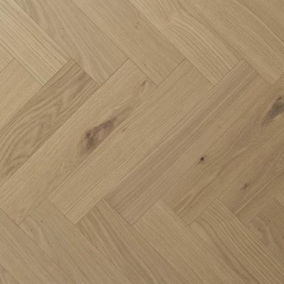 Moland Super Eg Herringbone Design Brisbane Natural Oak plankegulv, højre stav, matlak