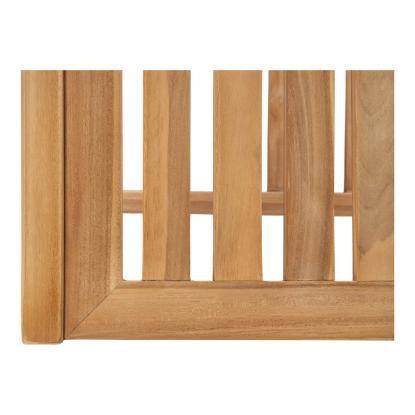 Santander loungesæt inkl. hynder, natur teak