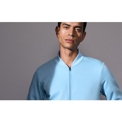 ID PRO Wear 0366 sweat cardigan, lys blå