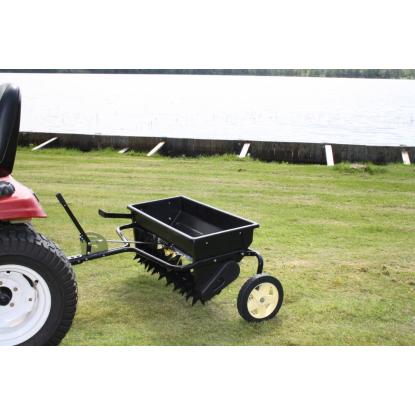 Trolla plænelufter/gødningsspreder, 970 x 880 x 470 mm, 45 liter
