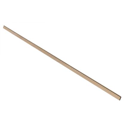 I-Wood UniPanel afslutningsliste, hvid olieret, sort kerne, egefiner, 17 x 55 x 2780 mm