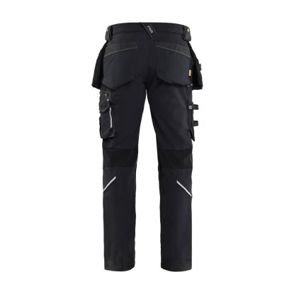 Blåkläder 1998 håndværker buks 4-vejs stretch x1900, sort