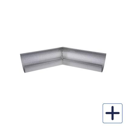 Plastmo AluZink indvendig gering, 45°