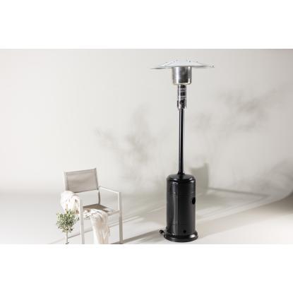 Venture Design Hottie terrassevarmer, sort/sølv, 225 x 81,5 x 82 cm