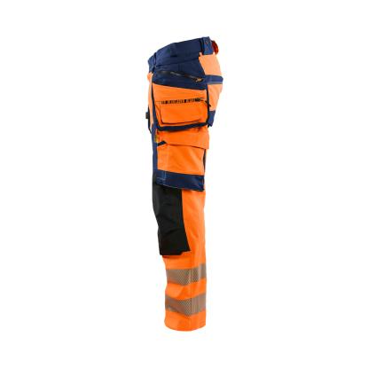 Blåkläder 1122 high vis buks 4-vejs stretch, hi-vis orange/marineblå