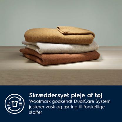 Electrolux 700 DualCare integreret vaske/tørremaskine EW7WB764T4 - 7 kg
