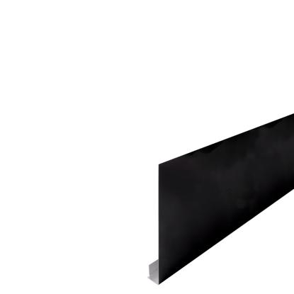 Sternplade, sort - 200 x 500 x 26 mm