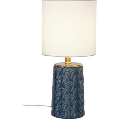 Aneta Bodil bordlampe, keramik, H47 cm, blå