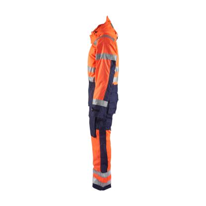 Blåkläder 6763 high vis vinter kedeldragt, hi-vis orange/marineblå
