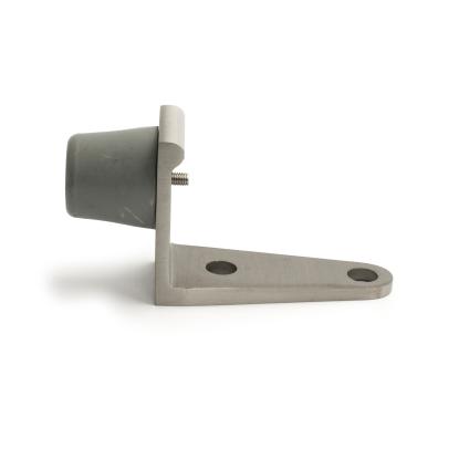 Habo 181 dørstop med 30 mm naturgummibuffer, rustfrit stål