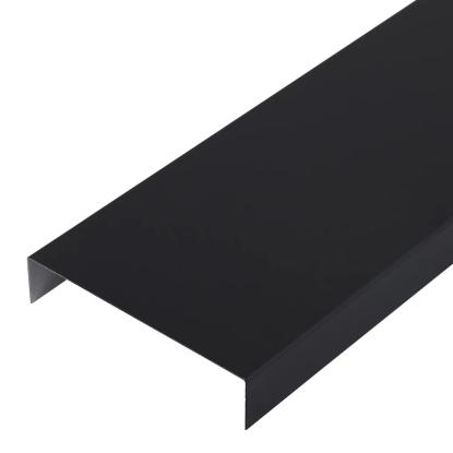Limtræsprofil, sort - 90 mm