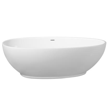 Best Design Bomber badekar, 180 cm, hvid højglans