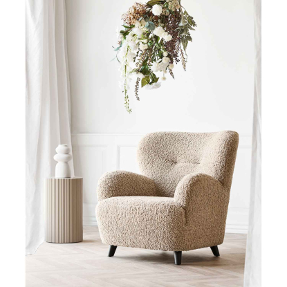 Lunaro loungestol, lysebrun