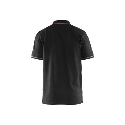 Blåkläder 3389 poloshirt, sort/rød