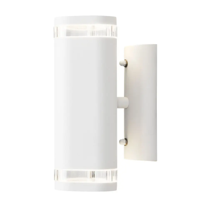 Konstsmide Modena væglampe up/downlight, IP44, hvid